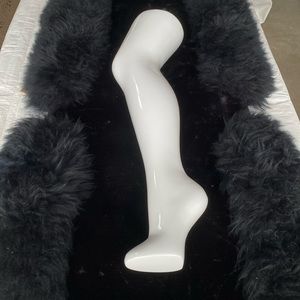 Realistic High quality glossy white heavy duty fiber glass leg mannequin